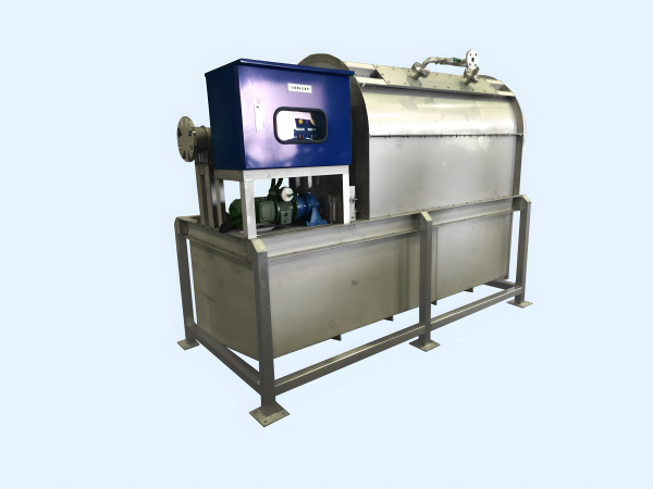 منخل أسطواني دوار لتركيز المواد